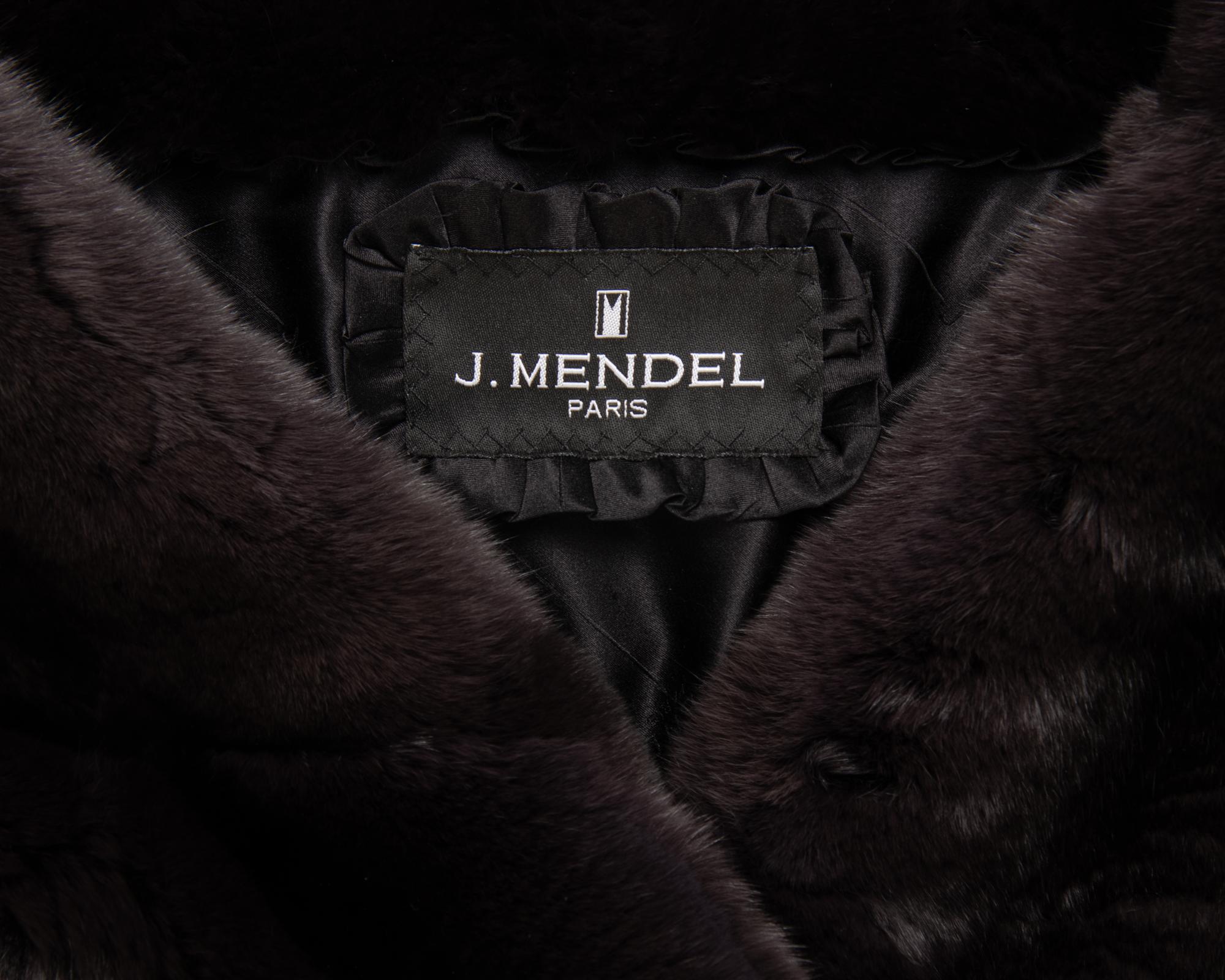 J. Mendel Chinchilla Pull-Through Stole