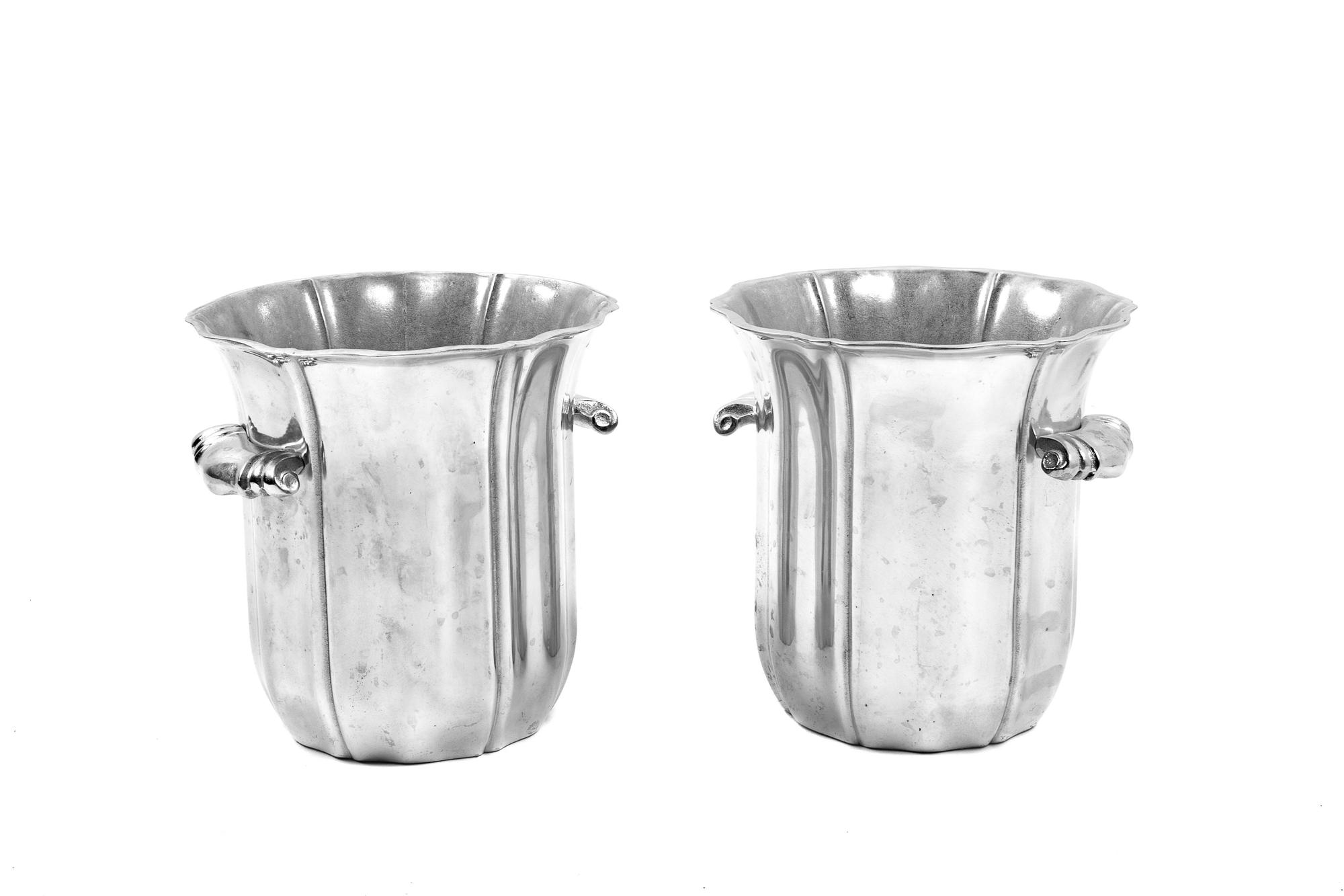 Two Wilton Armetale Champagne Buckets