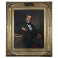 Albrect Bernhard Uhle (1847-1930) Portrait of Peter McCall (1809-1880)