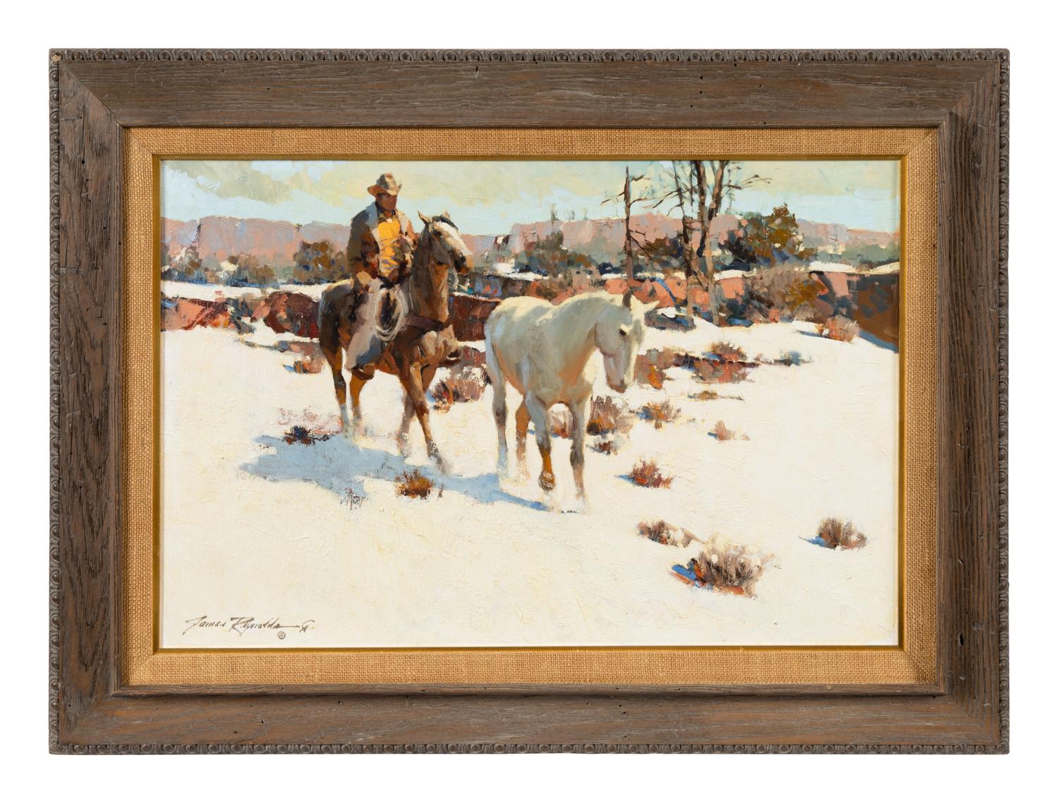 White Horse, Winter Sun