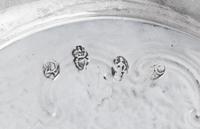 A Pair of Irish George II Silver Waiters, Erasmus Cope, Dublin, 1736, of quatrefoil form, chased throughout with scrolls and flowers, r