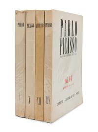 [PICASSO, Pablo (1881-1973)]. ZERVOS, Christian. Pablo Picasso. Vol.I; Oeuvres de 1893 a 1906; Vol.X: Oeuvres de 1939 et 1940; Vol.XII: Oeuvres de 1942 et 1943. Vol.XIV: Oeuvres de 1944 a 1946 . Paris: Éditions Cahiers D’Art, 1957, 1959, 1961.