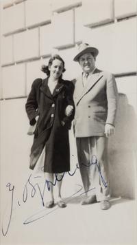 BJÖRLING, Jussi (1911-1960). Black and white photograph, signed (“J. Björling”), n.d.
