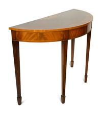 A George III Style Mahogany Console Table