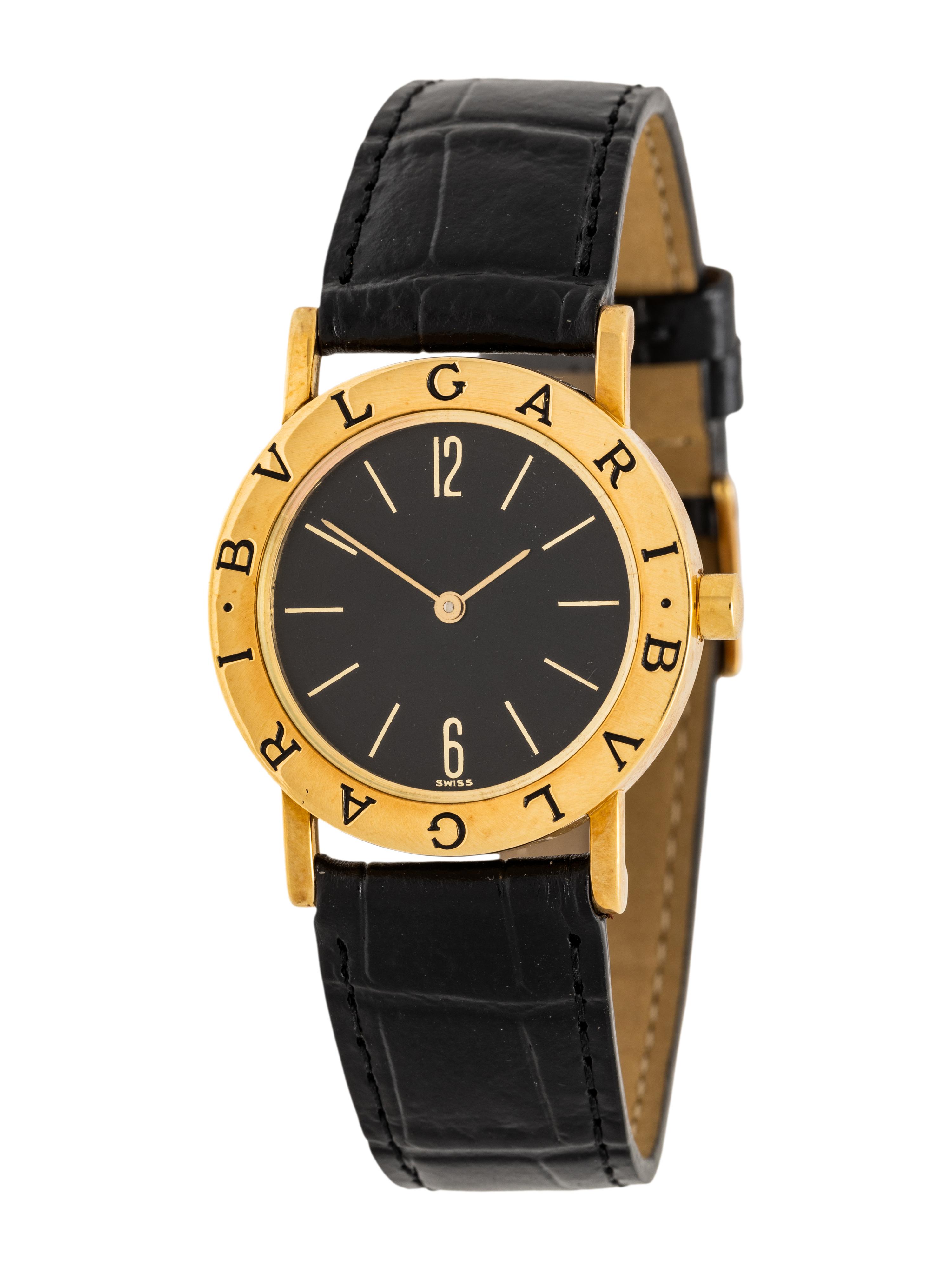 BULGARI, 18K YELLOW GOLD 'BULGARI BULGARI' WATCH