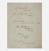 [Presidential] Lincoln, Abraham; James K. Polk; James Buchanan; John Quincy Adams; Andrew Johnson Autograph Album of the Executive and Legislative Branches, Ca. 1847-48