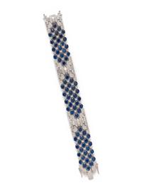 SAPPHIRE AND DIAMOND BRACELET