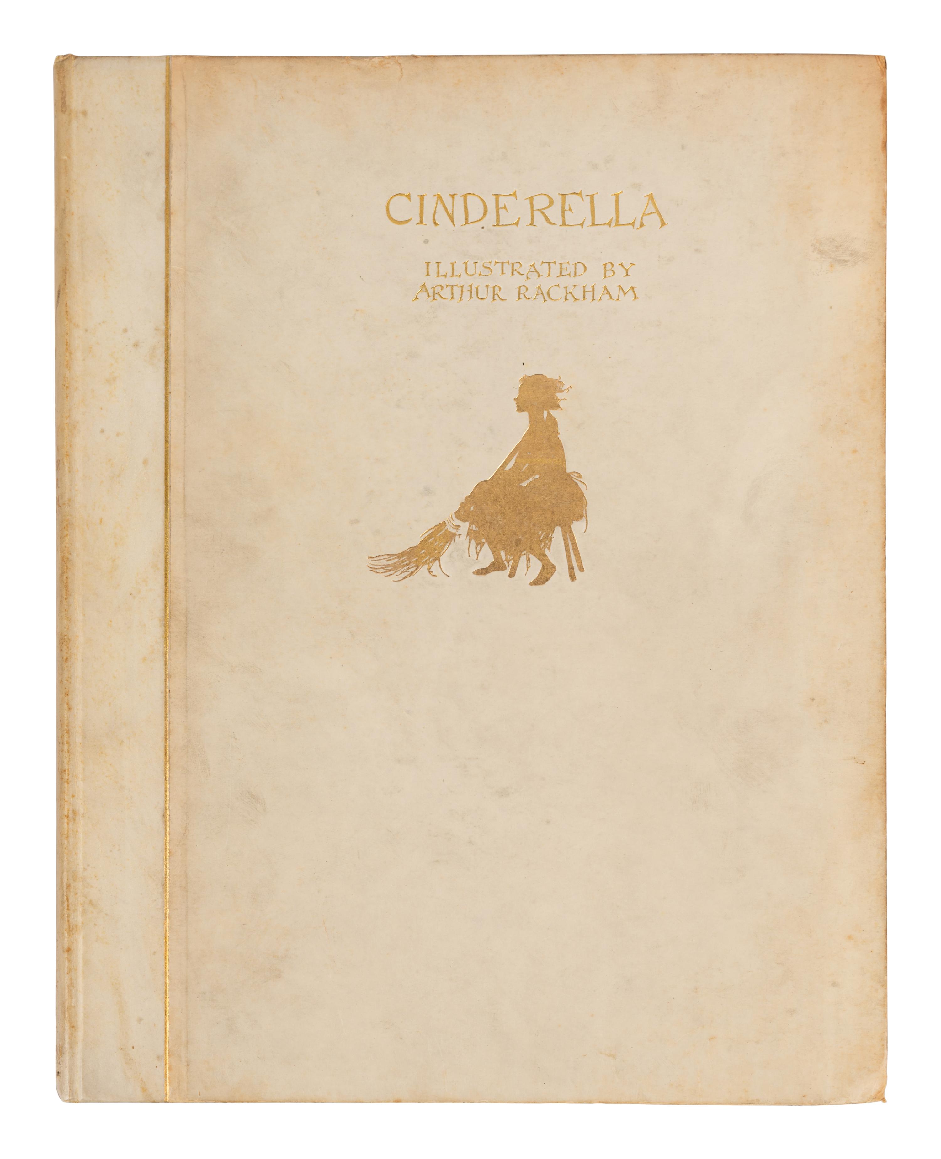 RACKHAM, Arthur (1867-1939), illustrator. -- EVANS, Charles Seddon (1883-1944). Cinderella . London & Philadelphia: William Heinemann and J.B. Lippincott Co, 1919.