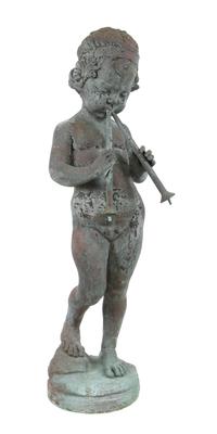 A Patinated Cast Metal Figure of Pan Height 32 1/2 inches. — 19TH CENTURY