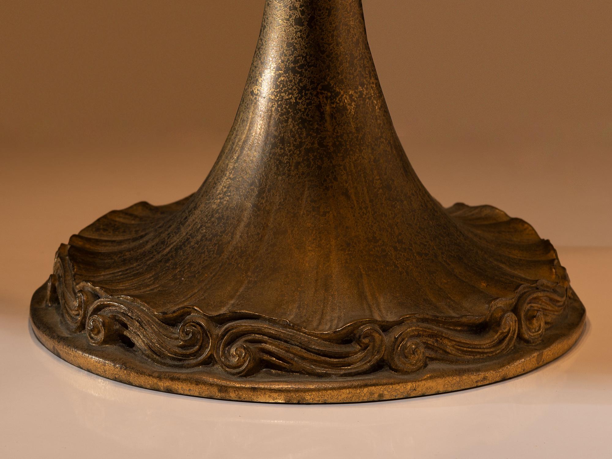 Linenfold Table Lamp