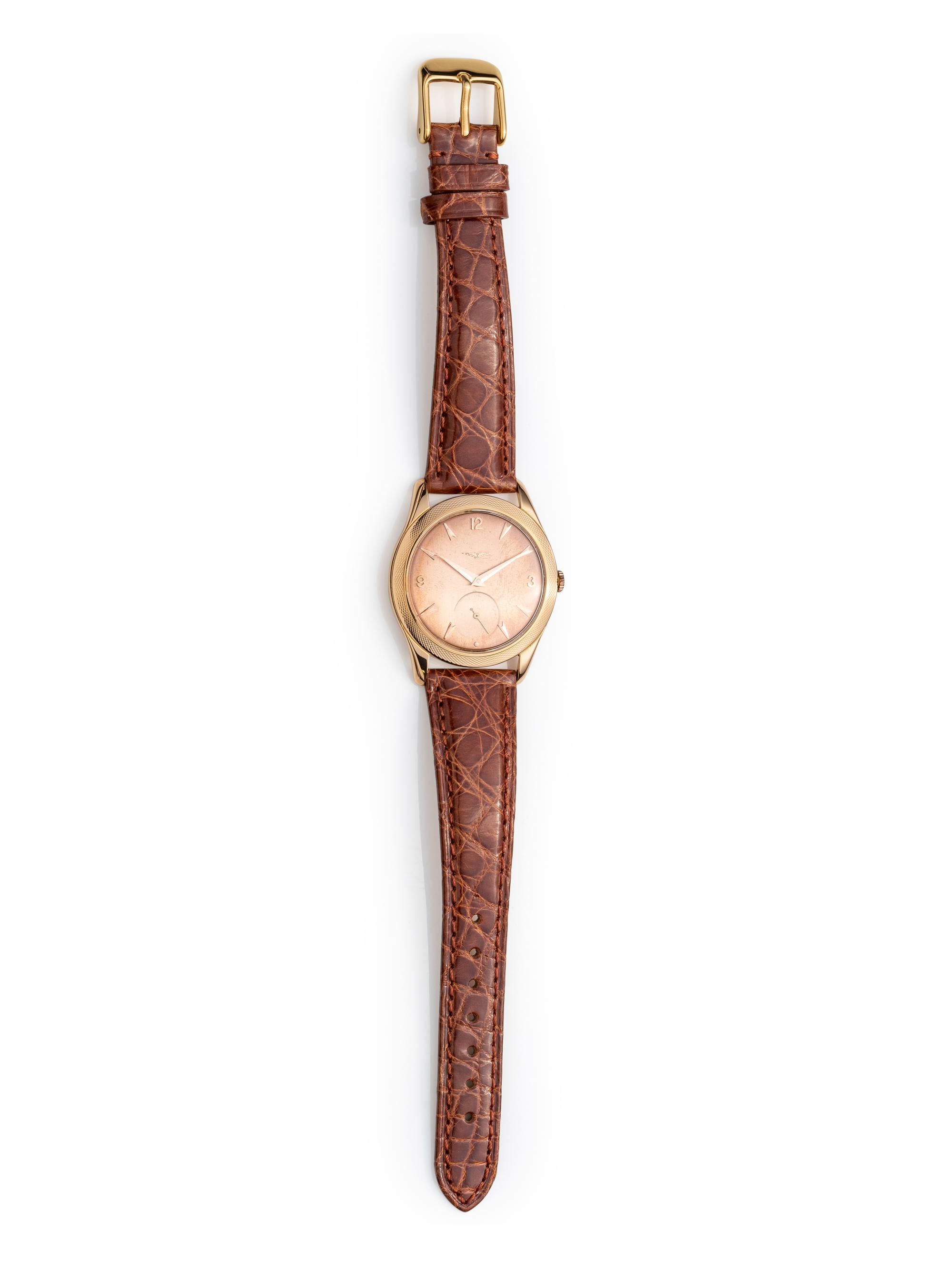 LONGINES, 18K PINK GOLD WRISTWATCH