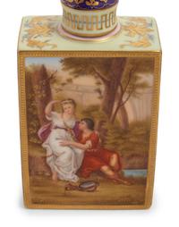 A Vienna Porcelain Tea Caddy