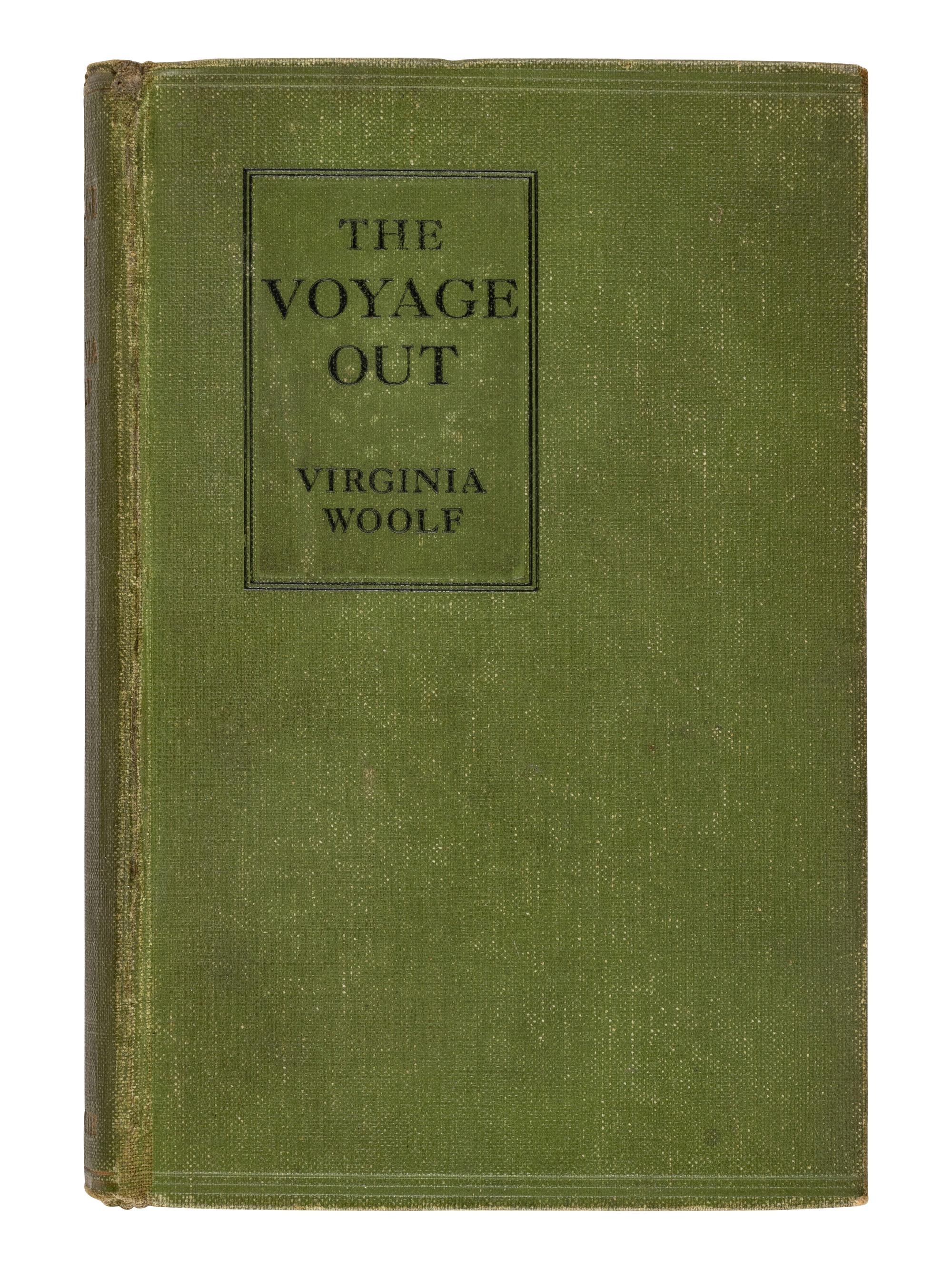 WOOLF, Virginia (1882-1941). The Voyage Out . London: Duckworth & Co., 1915.