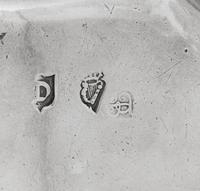 An Irish George I Silver Butter Tray