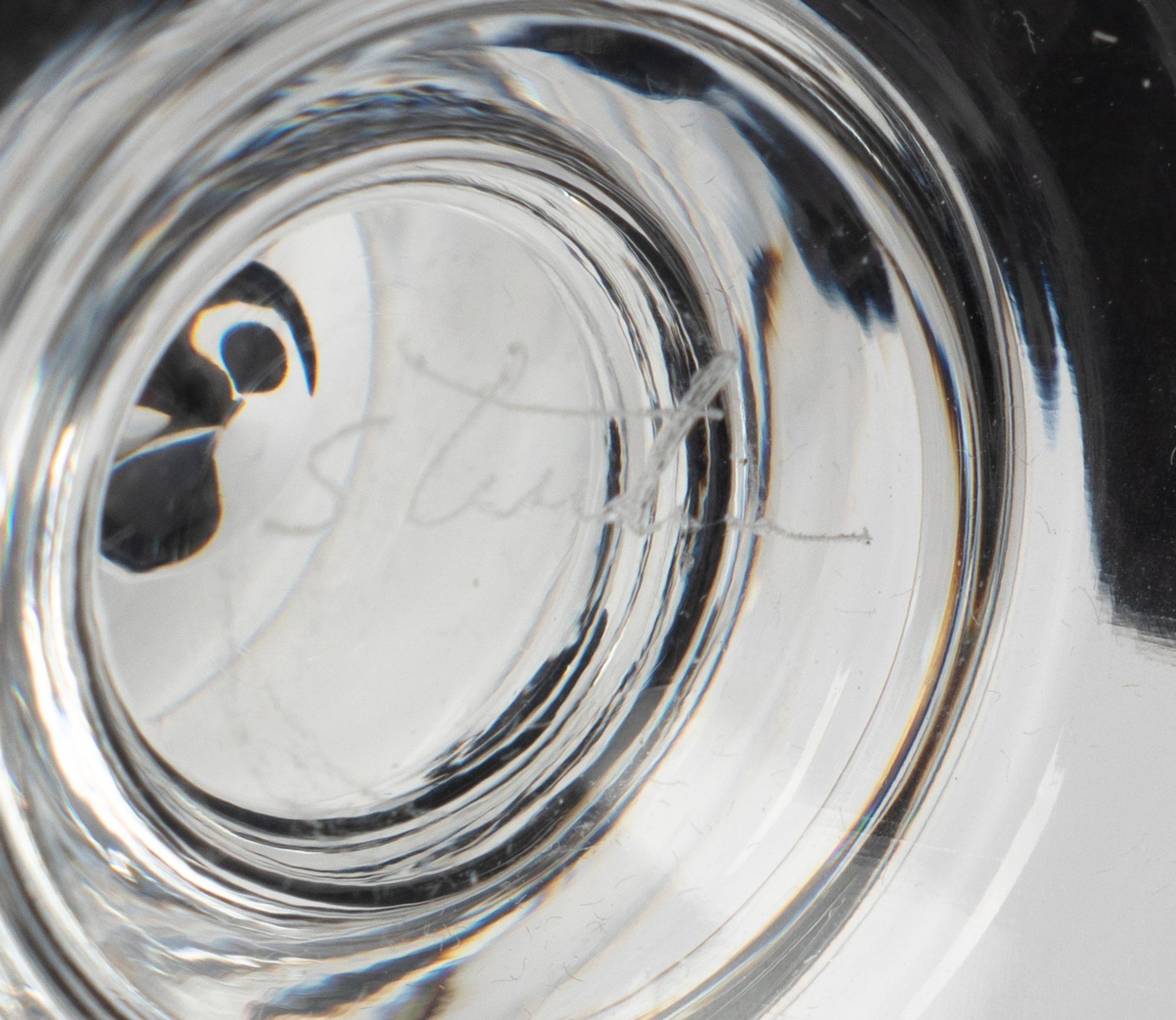 A Group of Steuben Glass Stemware
