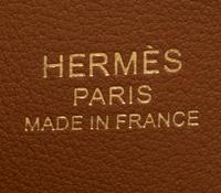 Hermès, Bolide 25 in Gold Epsom with Horse Charm