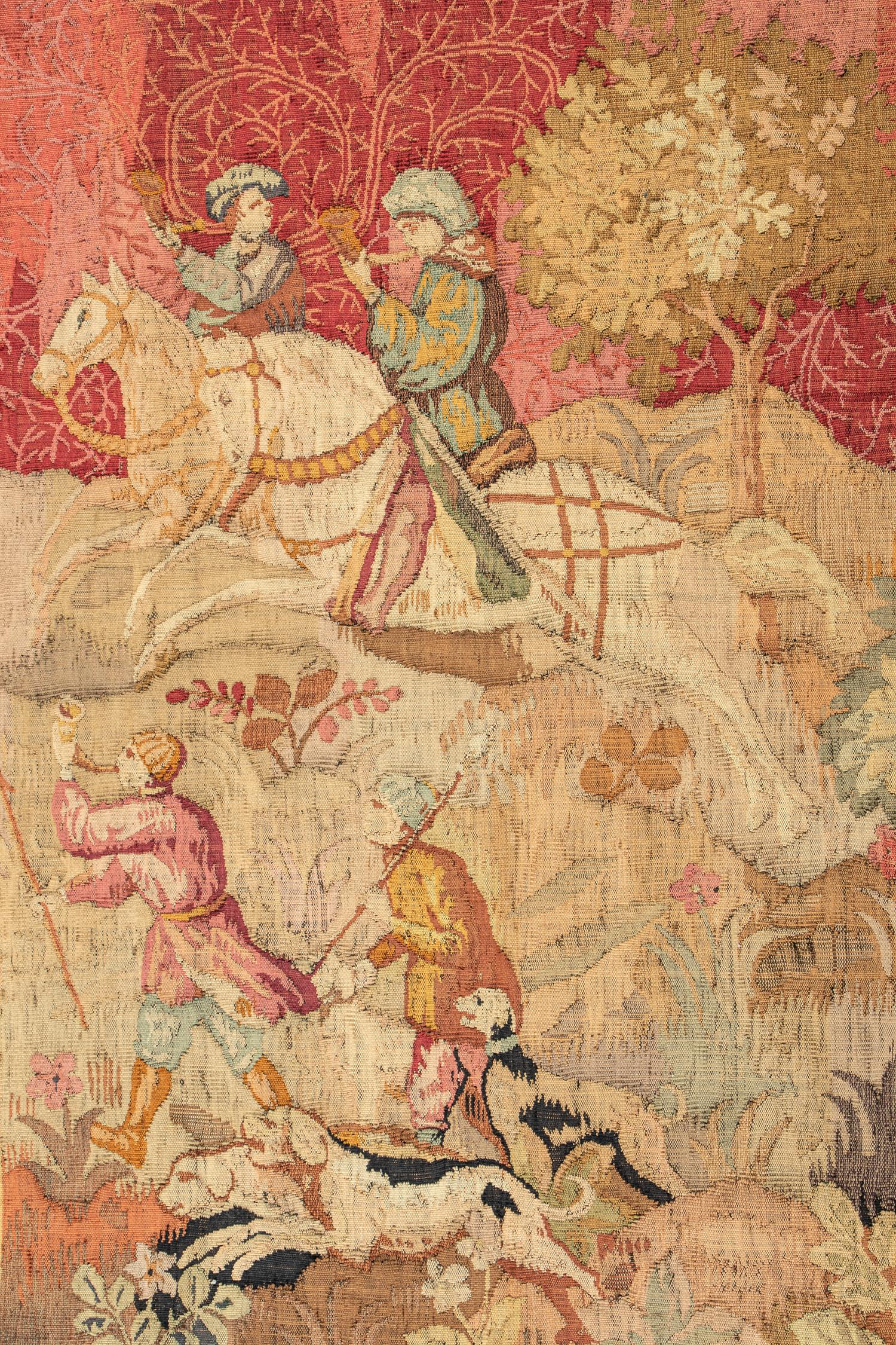 A Continental Wool Tapestry