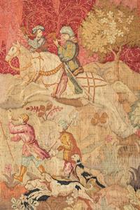 A Continental Wool Tapestry