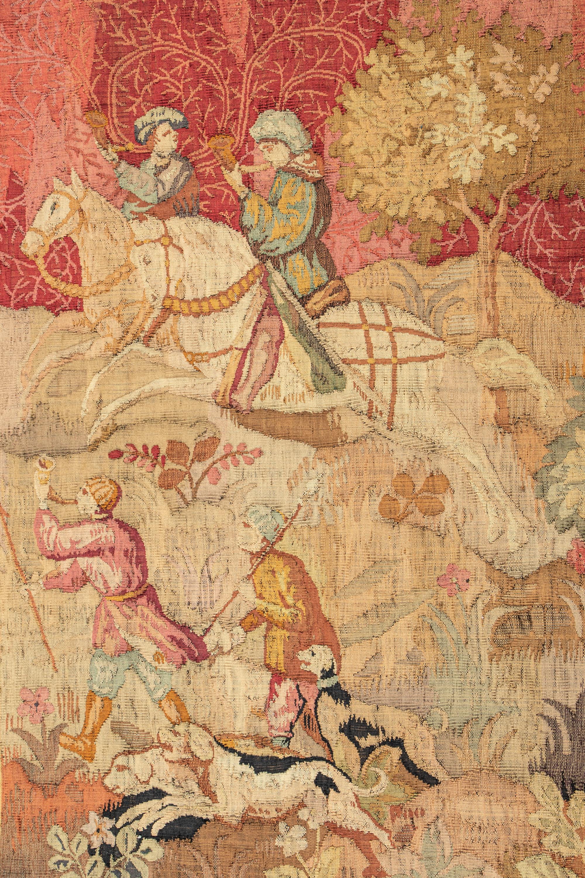 A Continental Wool Tapestry