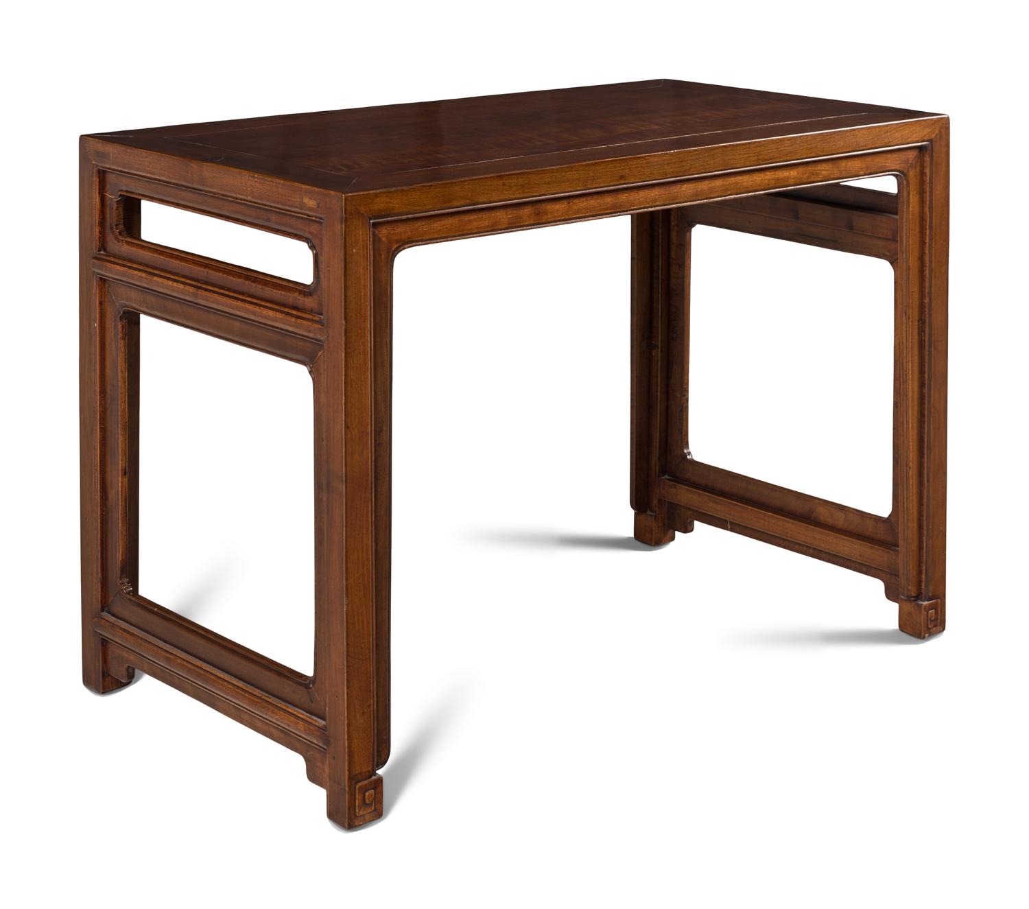 A Chinese Walnut Table, 20th Century — 二十世紀 胡桃木方桌