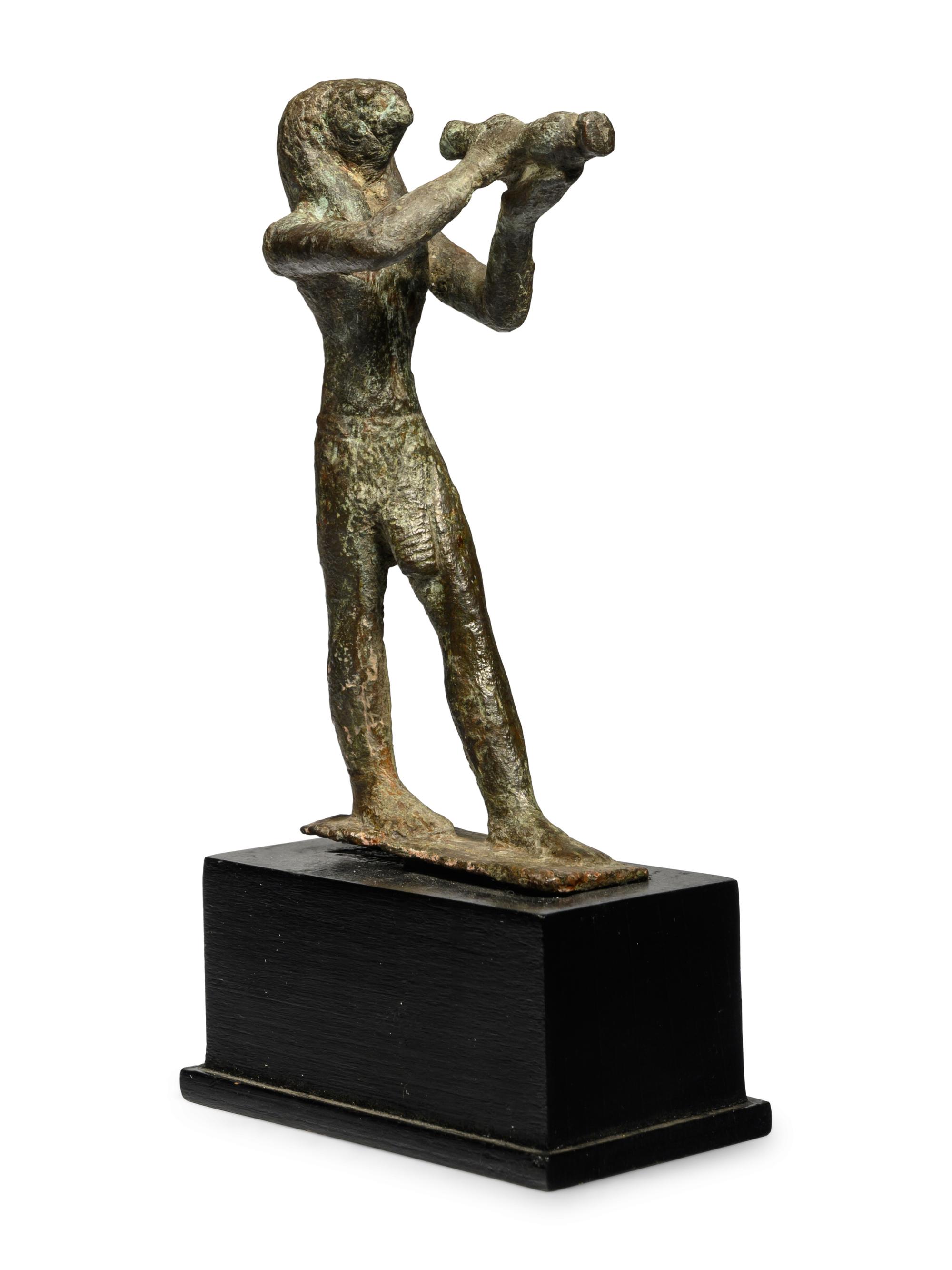 An Egyptian Bronze Horus