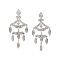 WHITE GOLD AND DIAMOND EARRINGS