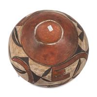 Acoma / Laguna Polychrome Painted Pottery Jar