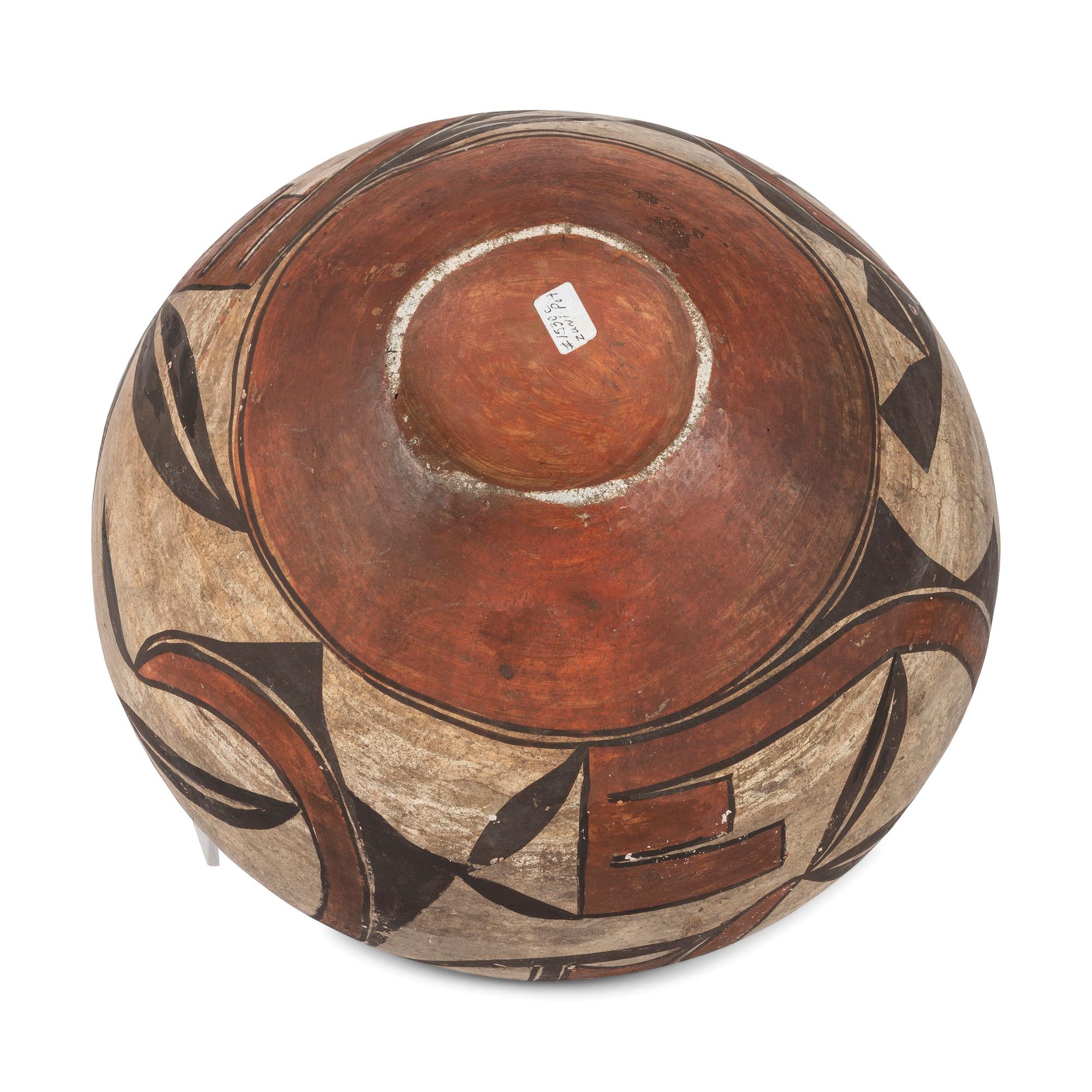 Acoma / Laguna Polychrome Painted Pottery Jar