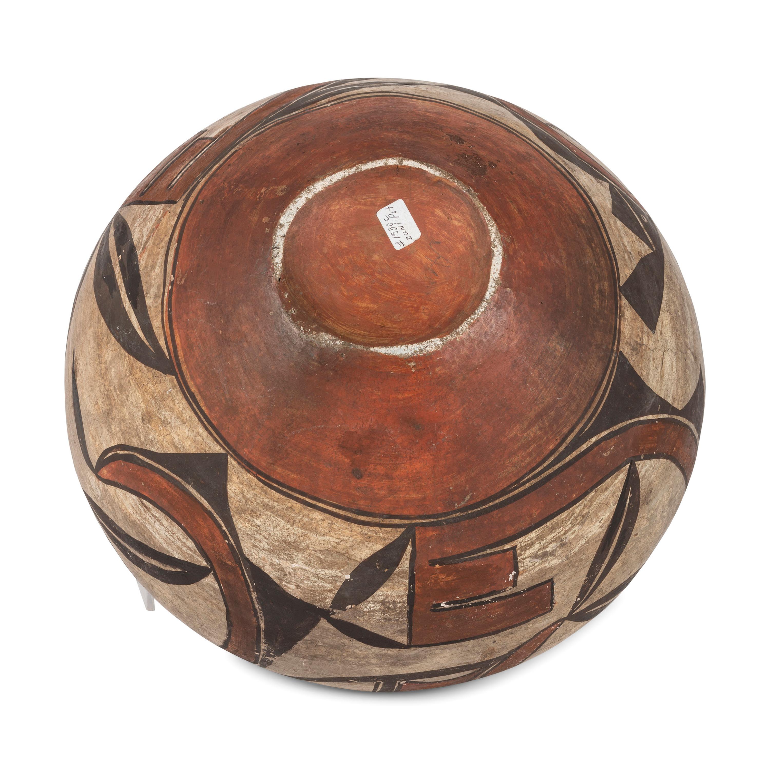 Acoma / Laguna Polychrome Painted Pottery Jar