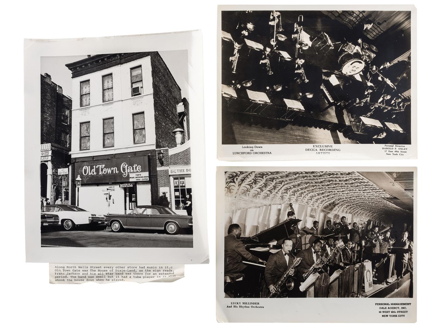 [MUSIC]. A group of photographs, real photo postcards, and sheet music from African American musicians, incl. jazz, from the late 19th and early 20th centuries.