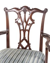 A George III Mahogany Armchair