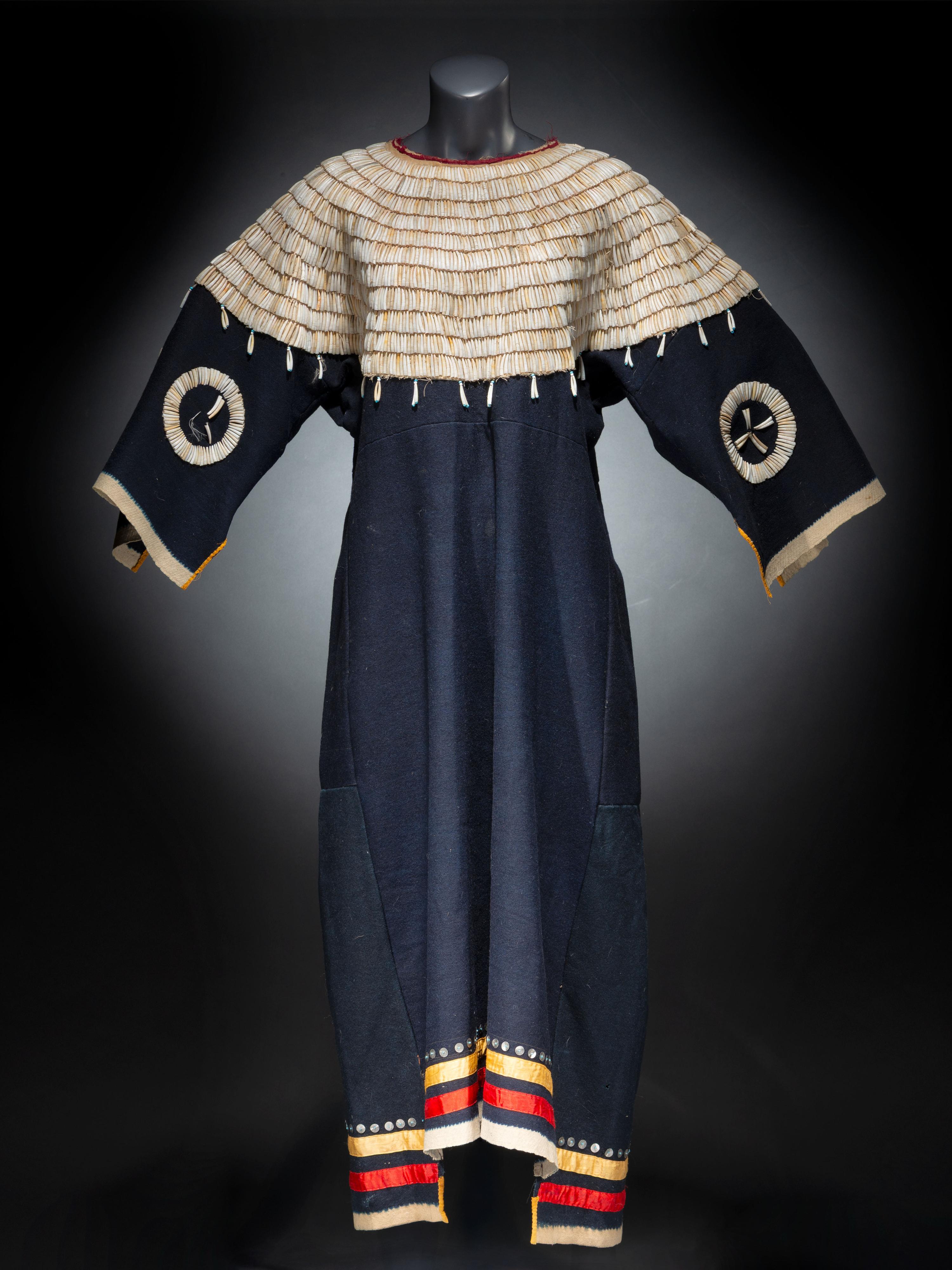 Plateau Dentalia Shell Wool Dress