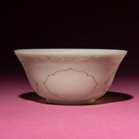 A Chinese Carved White Jade ‘Floral’ Bowl, 18th Century — 清中期 白玉刻花碗