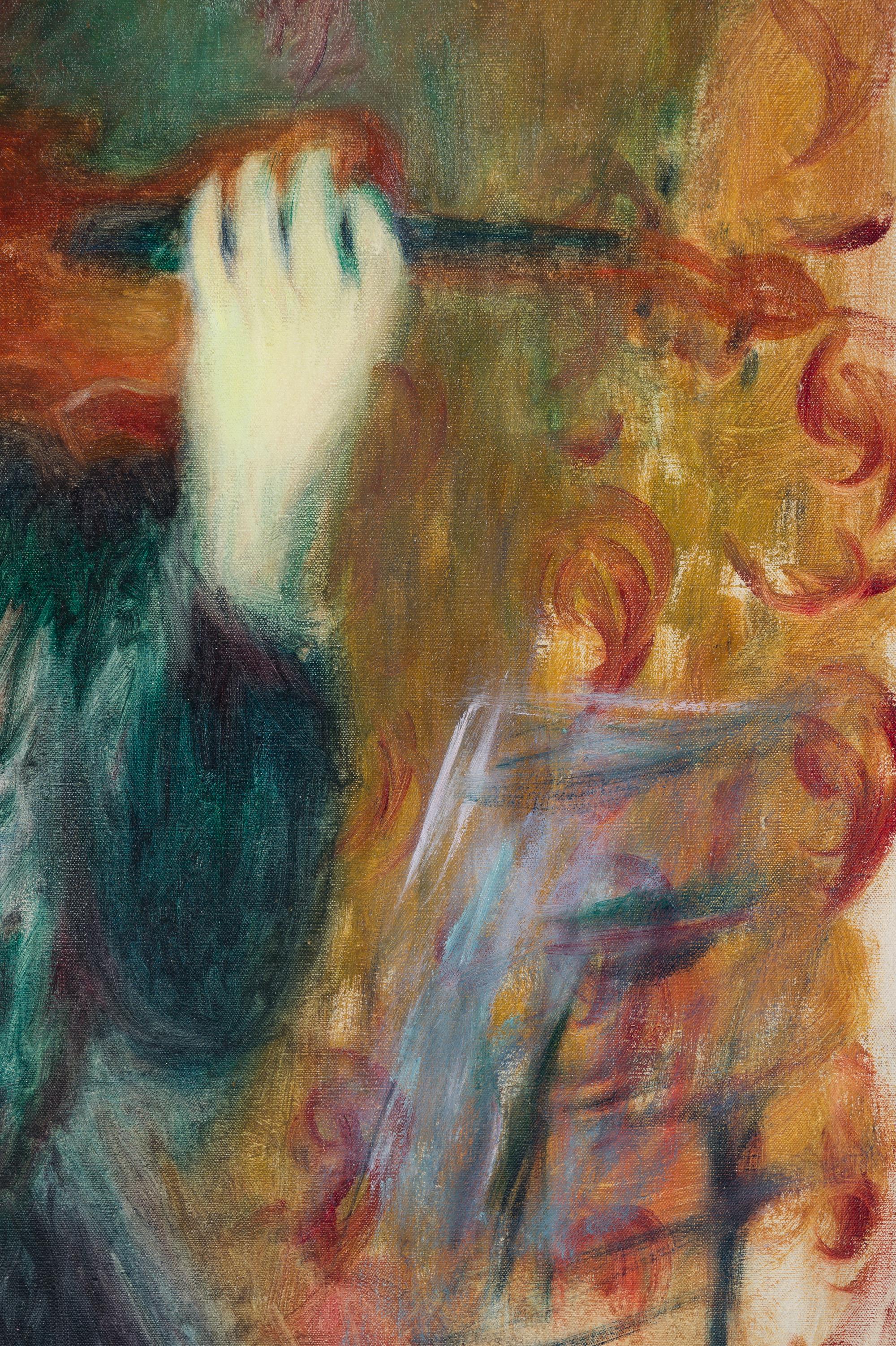 Girl with Violin , c. 1917