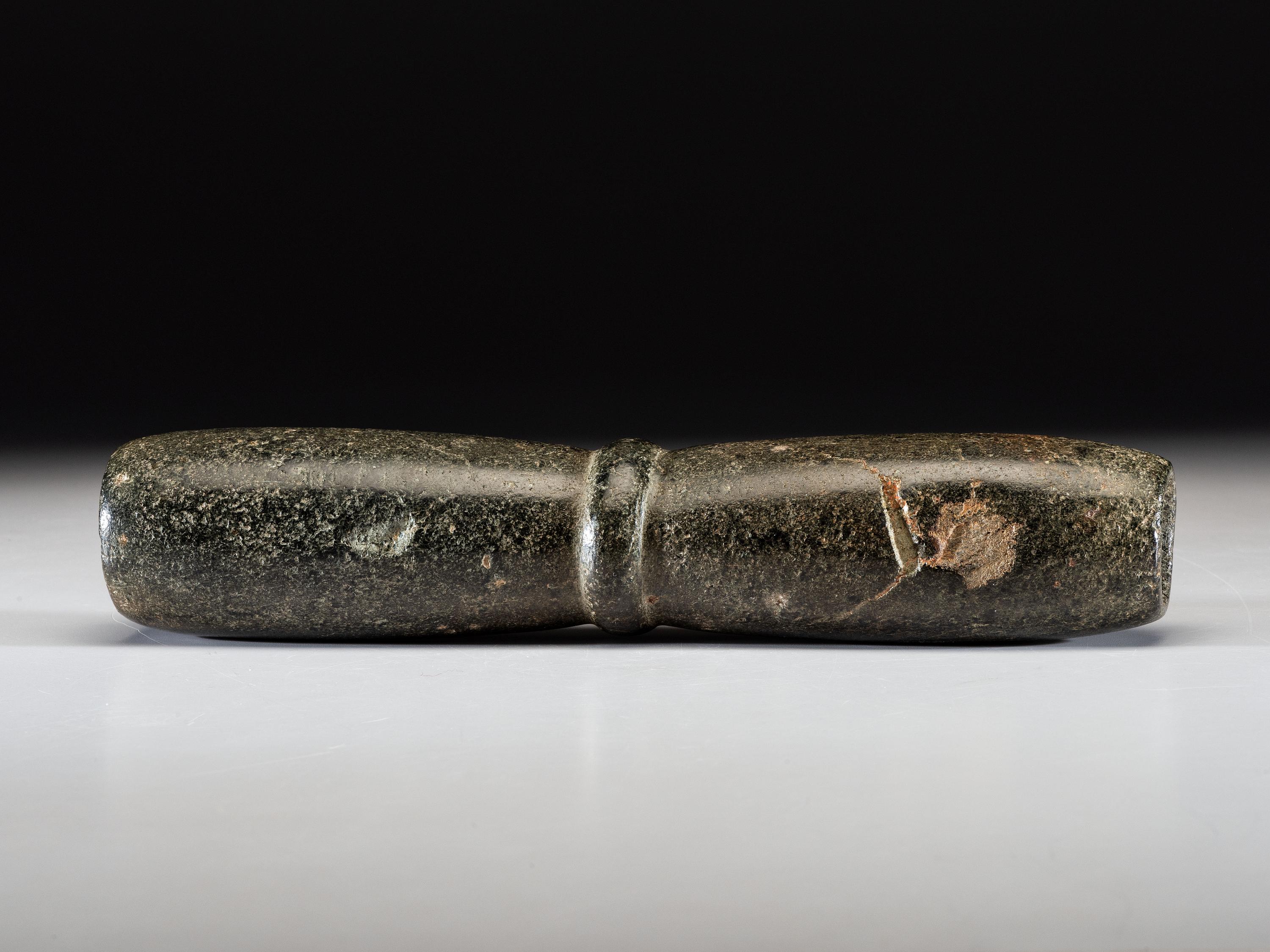 A Steatite Biconical Tube Pipe