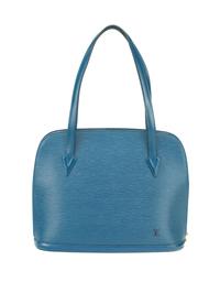 LOUIS VUITTON, BLUE EPI LUSSAC BAG
