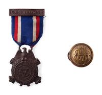 [CIVIL WAR]. A group of 8 items identified to Flavius J. Dewese, Company G, 118th Ohio Infantry, incl. the Bible he carried during the Civil War, post-war photographs and GAR button.