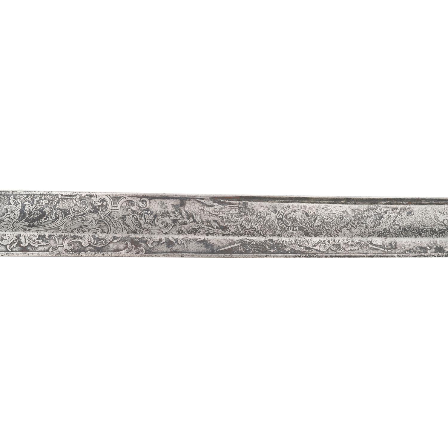 Schuyler, Hartley & Graham 1850 Foot Officers Sword of Capt. Charles Amory - 24th Mass Infantry - POW at The Crater