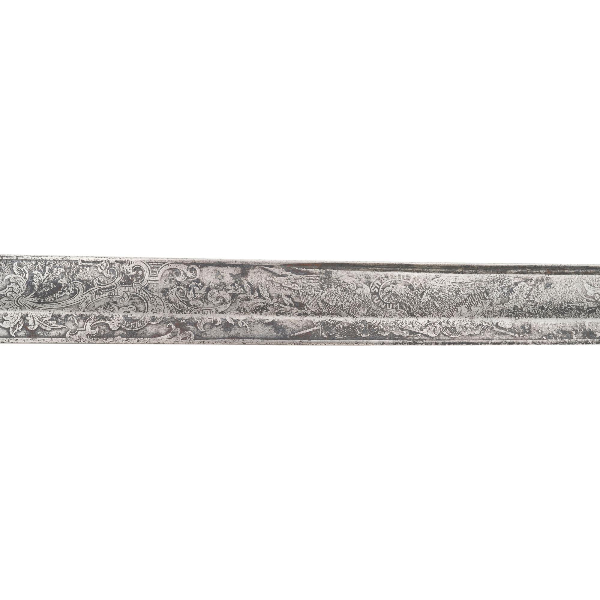 Schuyler, Hartley & Graham 1850 Foot Officers Sword of Capt. Charles Amory - 24th Mass Infantry - POW at The Crater