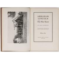 Abraham Lincoln: The War Years , Carl Sandburg, Signed Limited Edition in Four Volumes