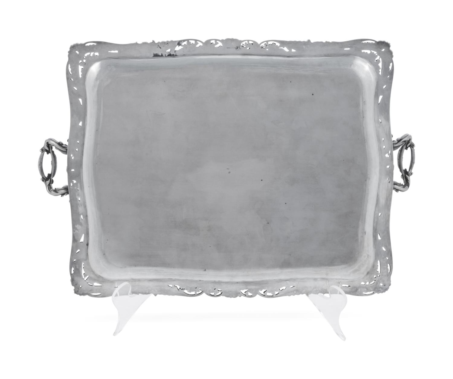 A French Silver Tray