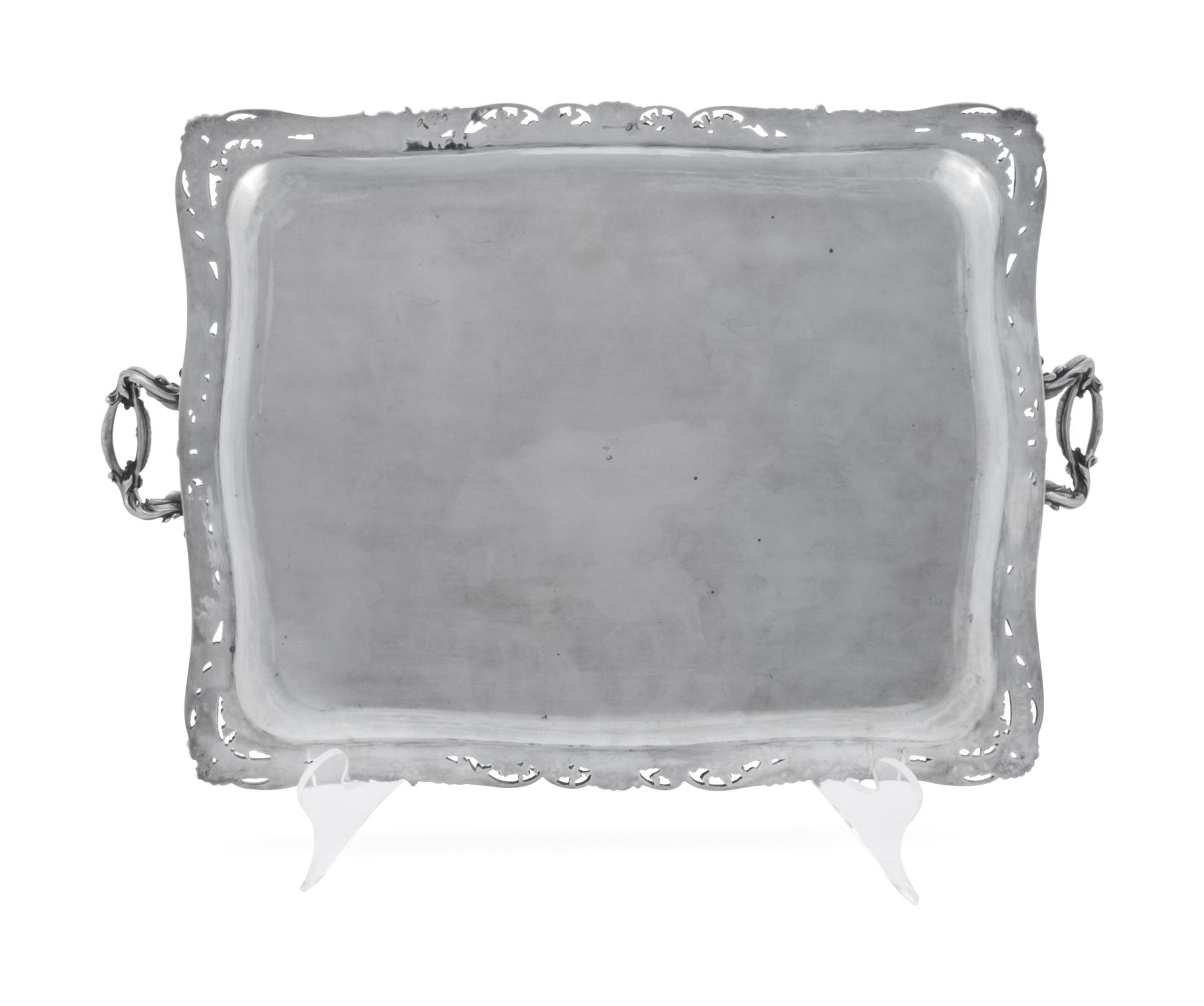 A French Silver Tray
