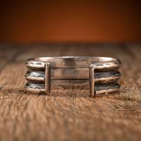 Navajo Silver and Turquoise Cuff Bracelet