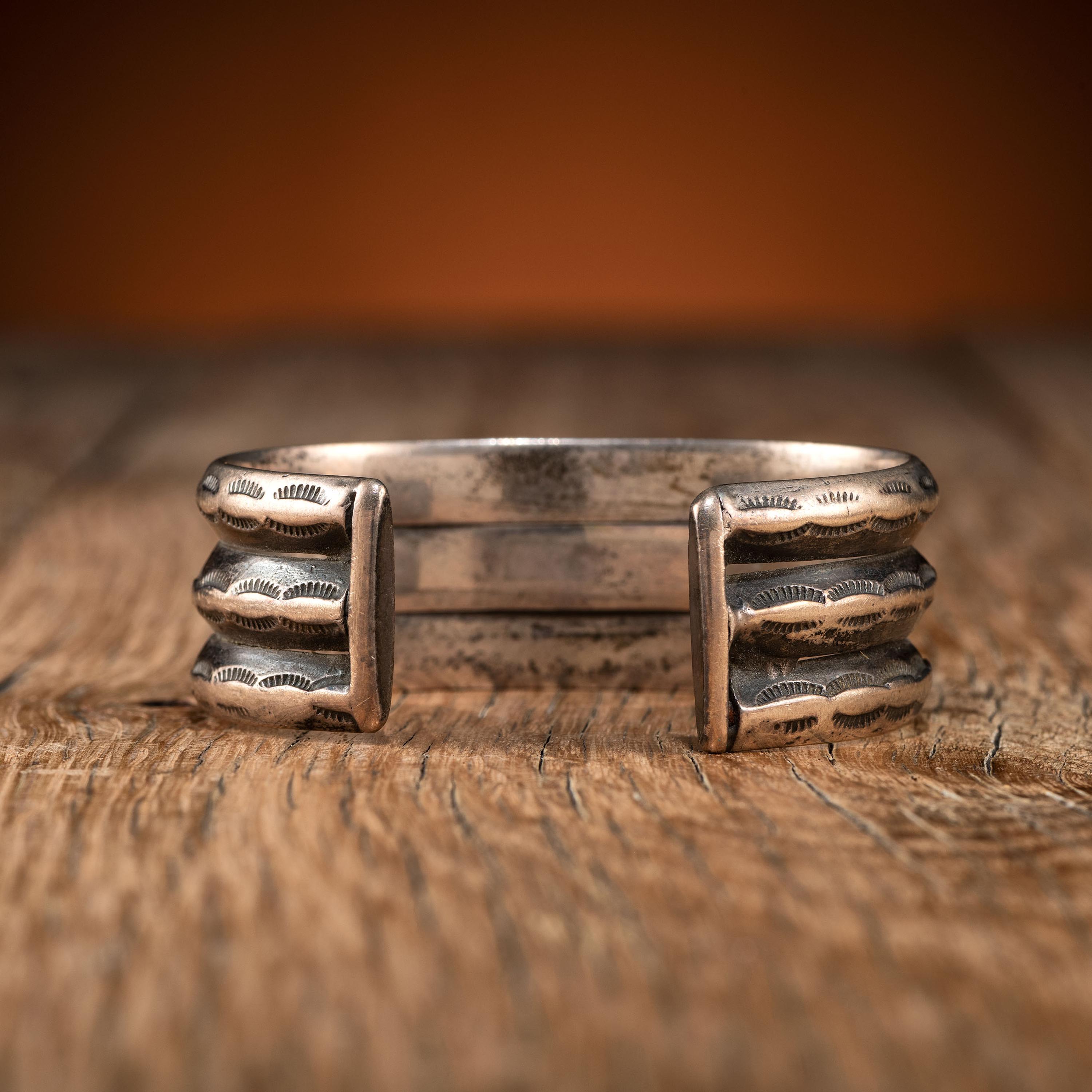 Navajo Silver and Turquoise Cuff Bracelet