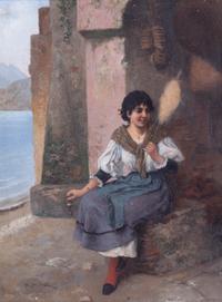 Artist Unknown(20th Century)Untitled, Gypsyoil on wood panelsigned M. Hifter