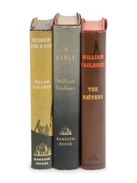 FAULKNER, William (1897-1962). A group of FIRST EDITIONS, comprising: