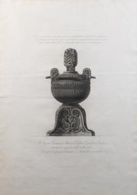 An Italian Engraving of a Marble Vase from the Pallazzo Barberini by Giovanni Batista Piranesi — 19TH CENTURY