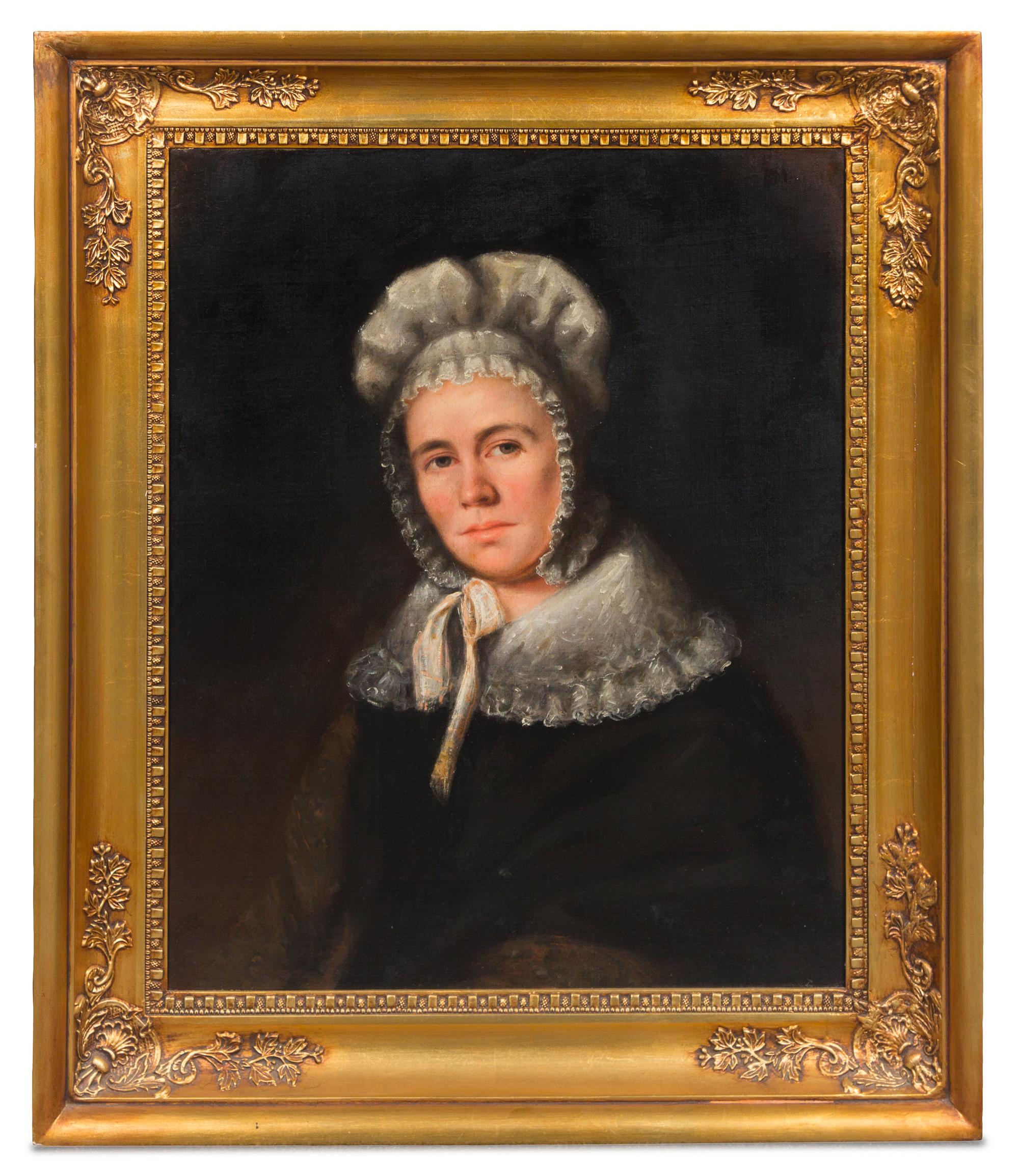 American School, (19th Century), Wedding Portraits of William and Abigail Tate of Fredericksburg, Virginia (two works)