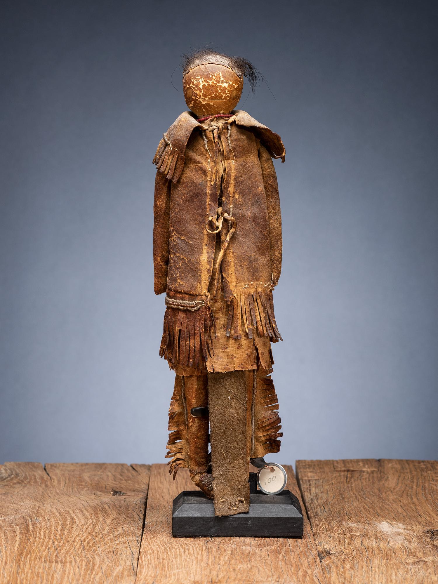 Early Southern Plains Hide Doll