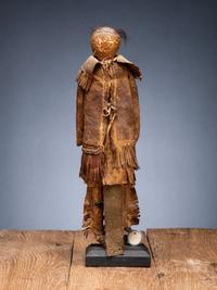 Early Southern Plains Hide Doll
